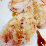 お弁当に！桜エビ＋レンコンin鶏ひき肉のつくね♪